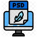 Archivo psd  Icon