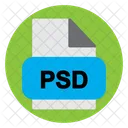 Archivo psd  Icono