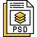 Archivo psd  Icon