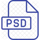 Archivo psd  Icon