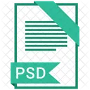 Psd Formato Documento Icono