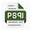 Archivo Psql Base De Datos Formato Icono