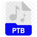 Ptb Archivo Formato Icono