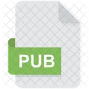 Pub Editor Formato De Archivo Icon