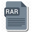 Rar Archivo Formato Icono