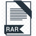 Rar Formato Documento Icono