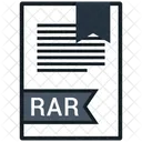 Rar Documento Archivo Icono