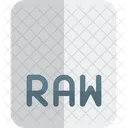 Archivo RAW  Icono