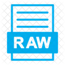 Archivo RAW  Icono