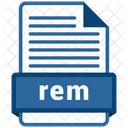 Rem Archivo Formato Icono