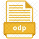 Odp Archivo Formatos Icono