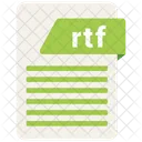 Archivo rtf  Icono