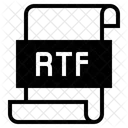 Archivo rtf  Icono