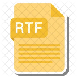 Archivo rtf  Icono