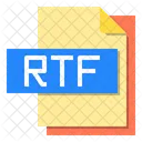 Rtf Formato De Archivo Tipo Icono