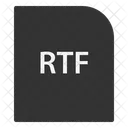 Rtf Archivo Extension Icono