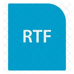 Archivo rtf  Icono