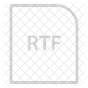 Rtf Extension Archivo Icono