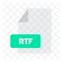 Rtf Archivo Formato Icono