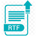 Rtf Archivo Formato Icono