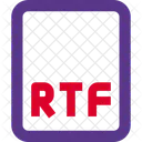 Archivo Rtf Rtf Formato Icono