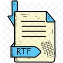 Extension Rtf Formato Icono