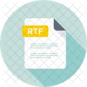 Archivo rtf  Icono