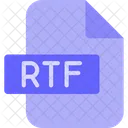 Archivo rtf  Icono