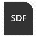 Sdf Archivo Extension Icono