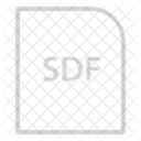 Sdf Extension Archivo Icono