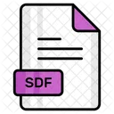 Sdf Archivo Formato Icono