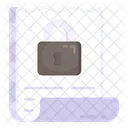 Archivo Seguro Documento Seguro Documento Seguro Icono