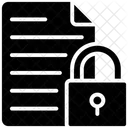 Archivo Seguro Bloquear Seguro Icono