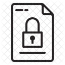 Bloqueo Seguro Seguridad Icono