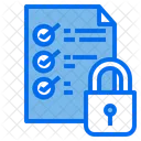 Archivo seguro  Icono