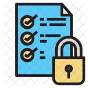 Archivo seguro  Icono