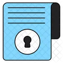 Archivo seguro  Icono