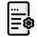 Documento Equipo Sistema Icono
