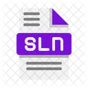 Archivo sln  Icono