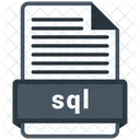 Sql Archivo Formatos Icono