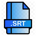 Archivo srt  Icono