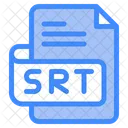 Srt Documento Archivo Icono
