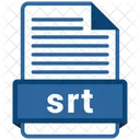 Srt Archivo Formato Icono