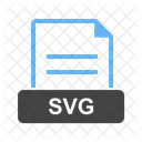 SVG Archivo Extension Icono