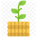 Planta de dinero  Icono