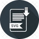 Svg Extension Documento Icono