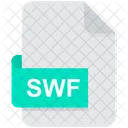 Swf Flash Formato Web Pequeno Icono