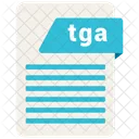 Tga Formato Archivo Icono