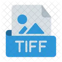 Tiff Extension Documento Icono