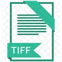 Tiff Formato Documento Icono